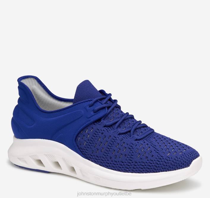Johnston & Murphy femmes activer le tricot en U TXRN1210 chaussures tricot/nylon bleu