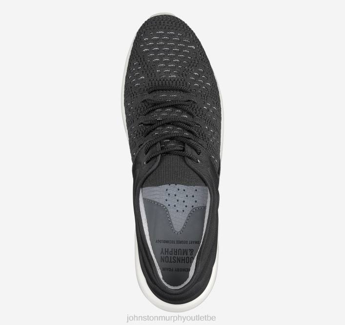 Johnston & Murphy femmes activer le tricot en U TXRN1221 chaussures tricot/nylon noir