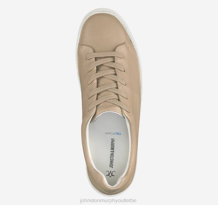 Johnston & Murphy femmes callie de la dentelle aux orteils TXRN1206 chaussures cuir de gant de sable