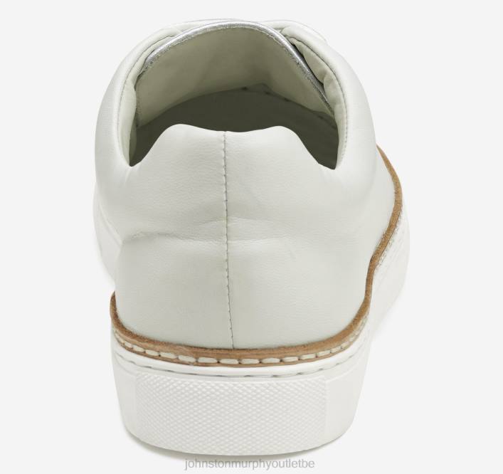 Johnston & Murphy femmes callie de la dentelle aux orteils TXRN1235 chaussures cuir de gant blanc