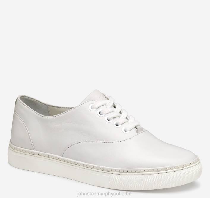Johnston & Murphy femmes callie oxford TXRN1181 chaussures cuir de gant blanc