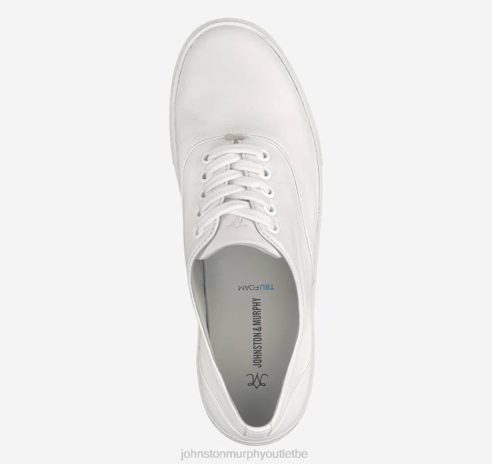 Johnston & Murphy femmes callie oxford TXRN1181 chaussures cuir de gant blanc