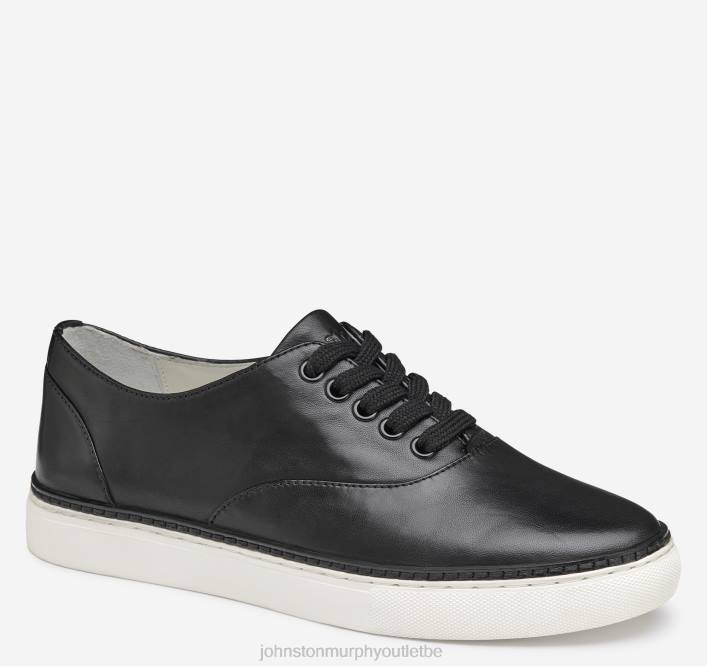 Johnston & Murphy femmes callie oxford TXRN1194 chaussures gant en cuir noir
