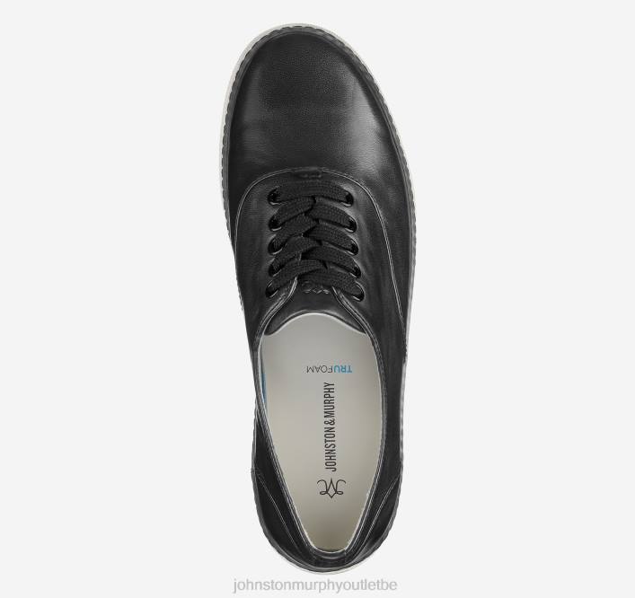 Johnston & Murphy femmes callie oxford TXRN1194 chaussures gant en cuir noir