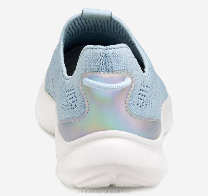 Johnston & Murphy femmes slip-on en tricot escape TXRN1190 chaussures tricot bleu clair
