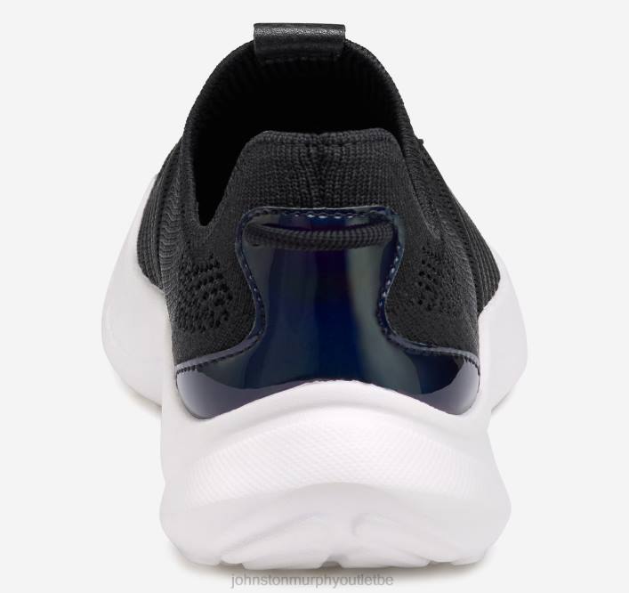 Johnston & Murphy femmes slip-on en tricot escape TXRN1195 chaussures tricot noir