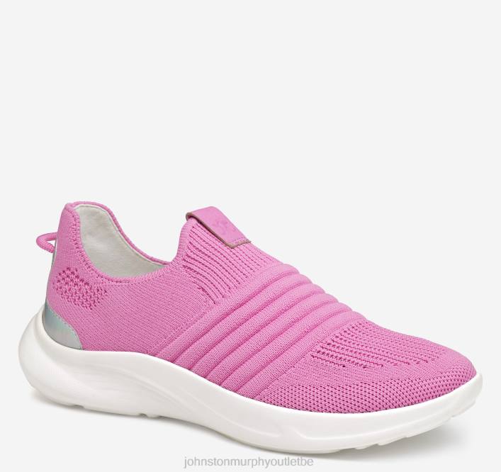 Johnston & Murphy femmes slip-on en tricot escape TXRN1223 chaussures tricot rose