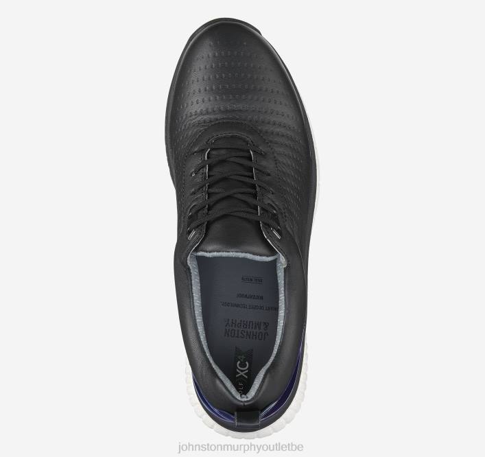 Johnston & Murphy femmes xc4 h1-luxe hybride TXRN1251 chaussures cuir imperméable noir