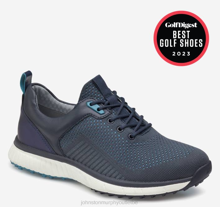 Johnston & Murphy femmes xc4 h1-sport hybride TXRN1231 chaussures maille/cuir imperméable bleu marine