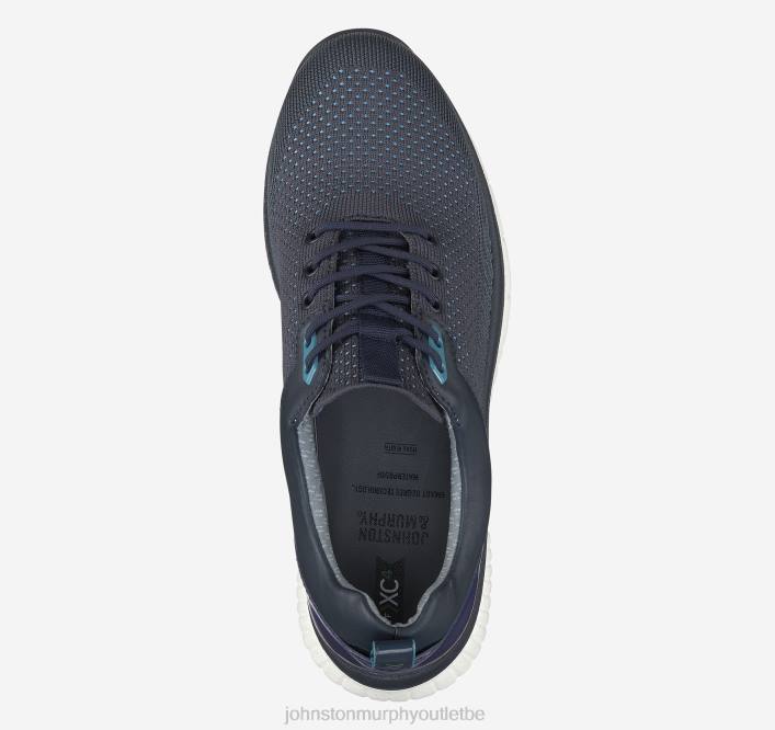 Johnston & Murphy femmes xc4 h1-sport hybride TXRN1231 chaussures maille/cuir imperméable bleu marine