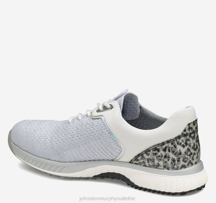 Johnston & Murphy femmes xc4 h2-sport hybride TXRN1205 chaussures tricot imperméable blanc/argent