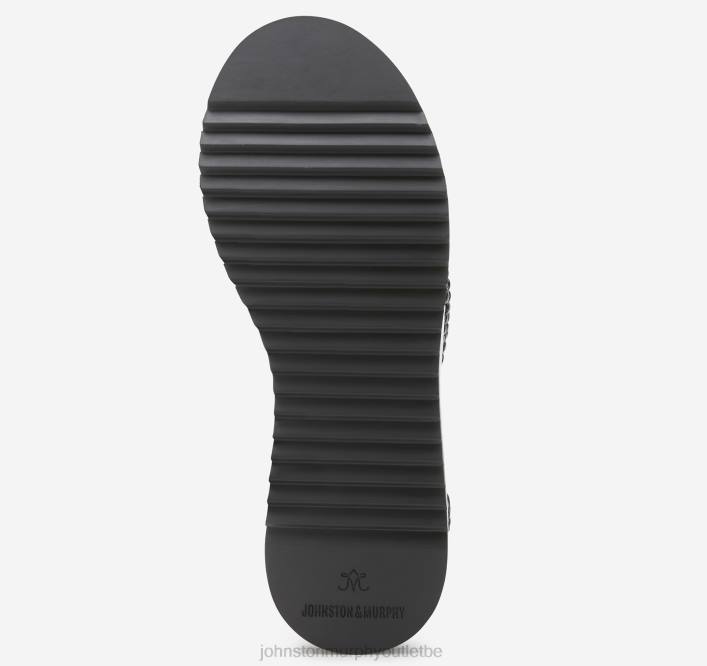 Johnston & Murphy femmes diapositive de grâce TXRN1227 chaussures gant en cuir noir