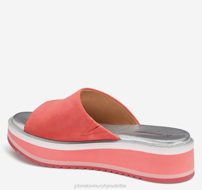 Johnston & Murphy femmes diapositive de grâce TXRN1238 chaussures daim enfant melon