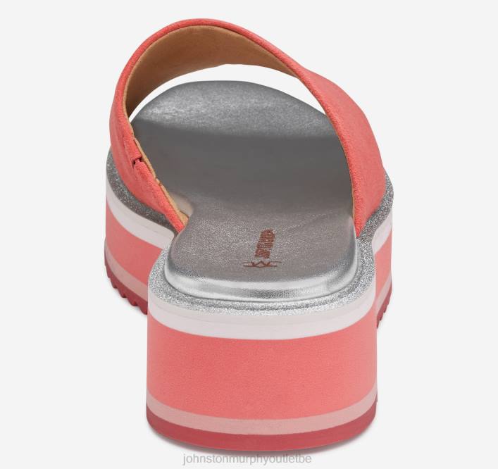Johnston & Murphy femmes diapositive de grâce TXRN1238 chaussures daim enfant melon