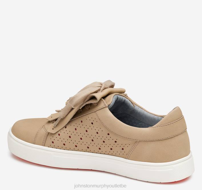 Johnston & Murphy femmes madison perf hybride TXRN1243 chaussures nubuck sable