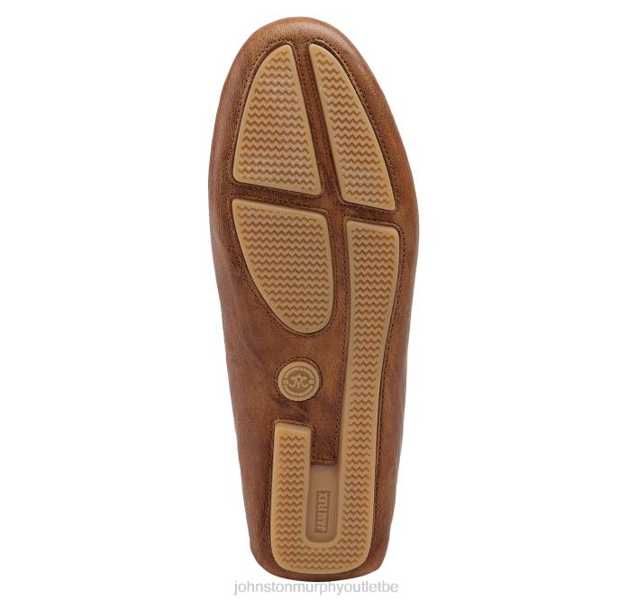 Johnston & Murphy femmes Maggie Penny TXRN1218 chaussures peau de mouton lavée italienne beige