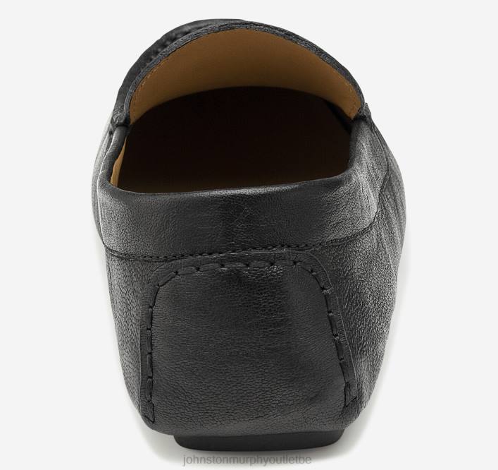 Johnston & Murphy femmes Maggie Penny TXRN1270 chaussures peau de mouton lavée italienne noire
