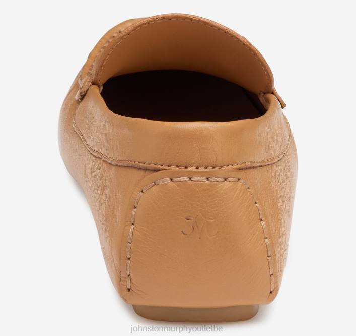 Johnston & Murphy femmes chaîne maggie moc TXRN1247 chaussures cuir de veau beige