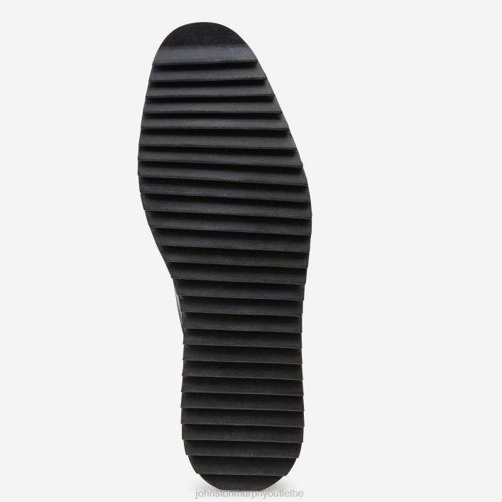 Johnston & Murphy femmes mocassins à chaîne Gracelyn TXRN1263 chaussures cuir verni noir