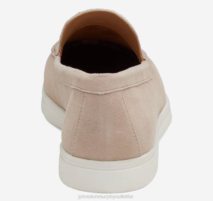 Johnston & Murphy femmes mocassins à pampilles darlene TXRN1200 chaussures daim de chevreau sable