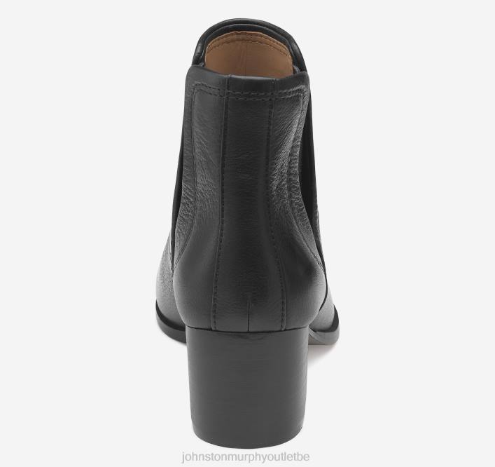 Johnston & Murphy femmes trista chelsea TXRN1254 chaussures cuir de veau italien noir