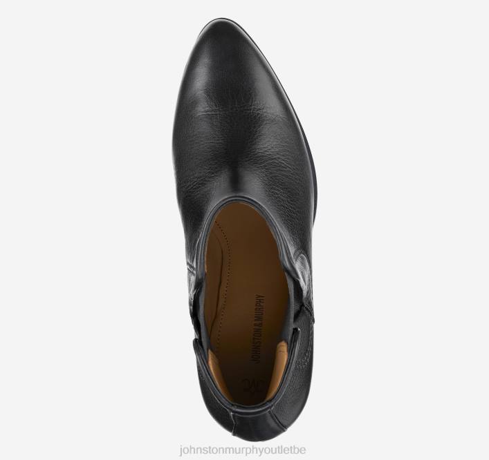 Johnston & Murphy femmes trista chelsea TXRN1254 chaussures cuir de veau italien noir