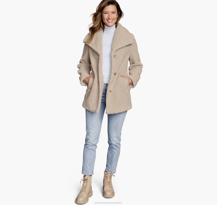 Johnston & Murphy femmes manteau en fausse fourrure TXRN1283 vêtements bronzer