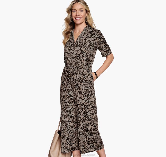 Johnston & Murphy femmes combinaison en tricot TXRN1298 vêtements marron multicolore