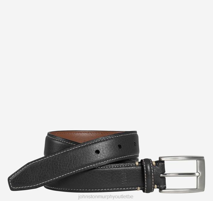 Johnston & Murphy garçon ceinture surpiqûre pour garçon TXRN1433 accessoire noir