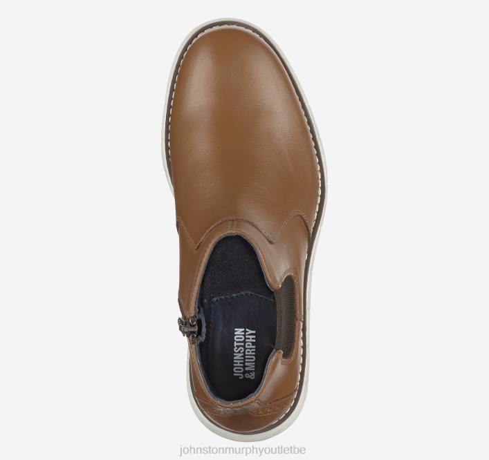 Johnston & Murphy garçon botte chelsea holden grand enfant TXRN1324 chaussures beige pleine fleur