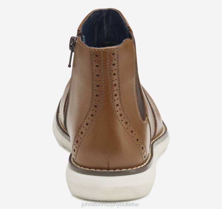 Johnston & Murphy garçon botte chelsea holden grand enfant TXRN1324 chaussures beige pleine fleur
