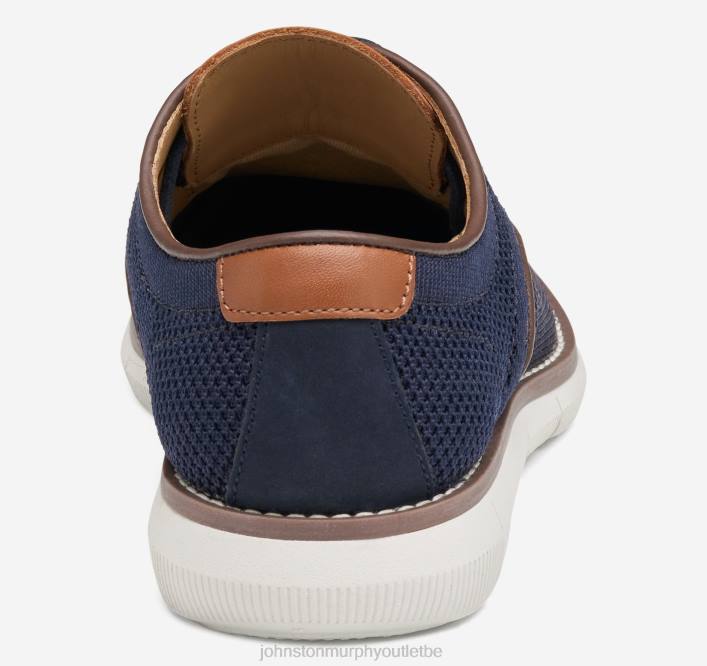 Johnston & Murphy garçon bout d'aile en tricot Big Kid Holden TXRN1349 chaussures tricot bleu marine