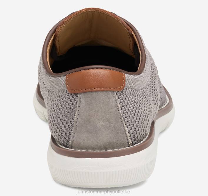 Johnston & Murphy garçon bout d'aile en tricot Big Kid Holden TXRN1350 chaussures tricot gris