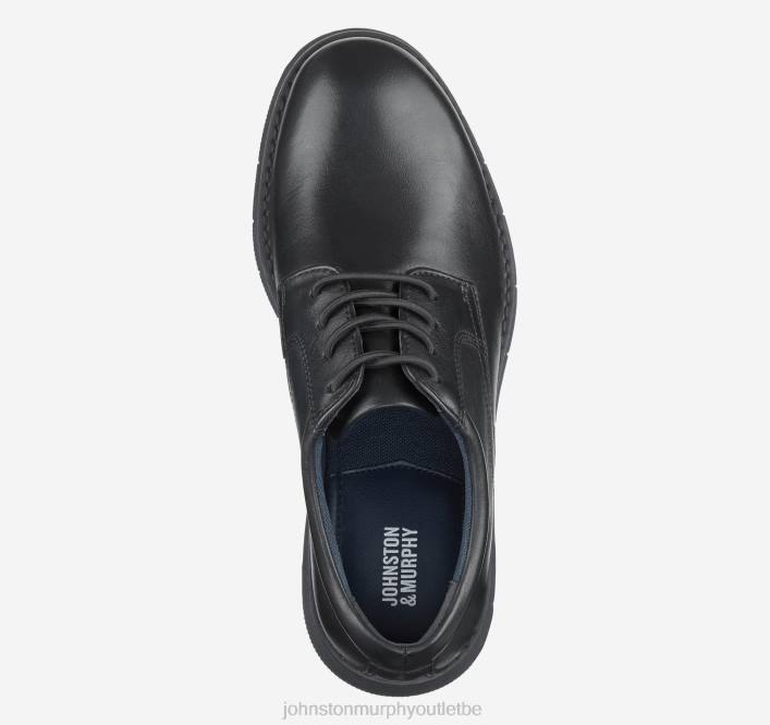 Johnston & Murphy garçon big kid holden bout uni TXRN1359 chaussures noir pleine fleur