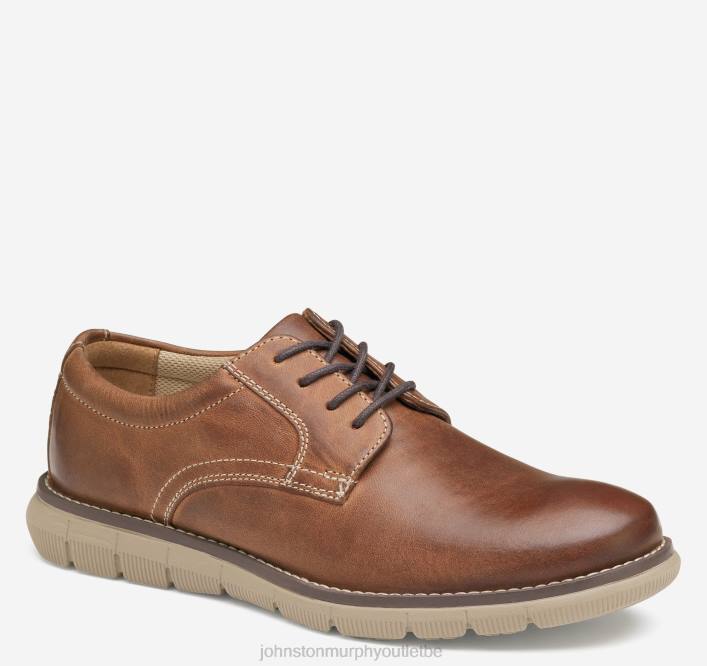 Johnston & Murphy garçon big kid holden bout uni TXRN1360 chaussures grains entiers huilés bruns