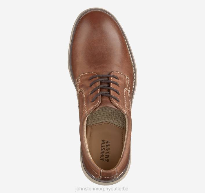 Johnston & Murphy garçon big kid holden bout uni TXRN1360 chaussures grains entiers huilés bruns