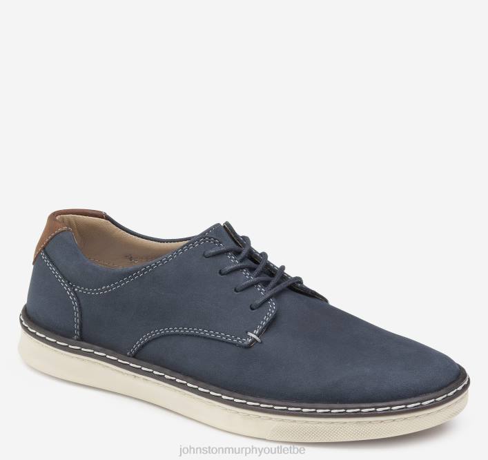 Johnston & Murphy garçon big kid mcguffey bout uni TXRN1361 chaussures nubuck huilé bleu marine