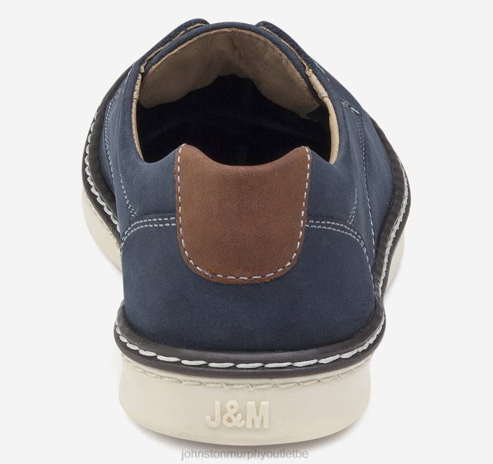 Johnston & Murphy garçon big kid mcguffey bout uni TXRN1361 chaussures nubuck huilé bleu marine