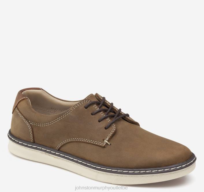 Johnston & Murphy garçon big kid mcguffey bout uni TXRN1362 chaussures nubuck huilé marron
