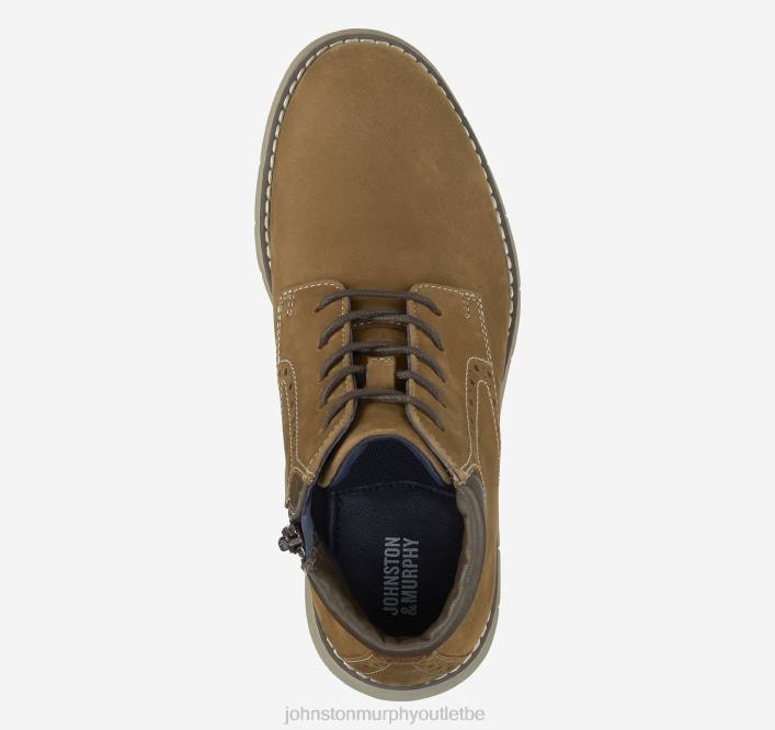 Johnston & Murphy garçon botte à bout uni holden pour grand enfant TXRN1328 chaussures nubuck huilé marron
