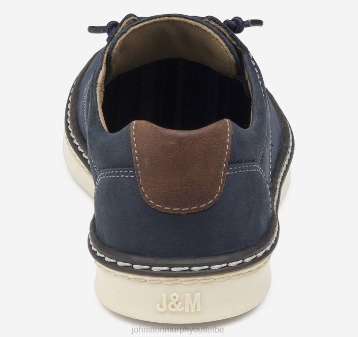 Johnston & Murphy garçon petit enfant mcguffey bout uni TXRN1363 chaussures nubuck huilé bleu marine