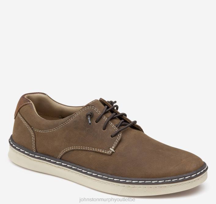 Johnston & Murphy garçon petit enfant mcguffey bout uni TXRN1364 chaussures nubuck huilé marron