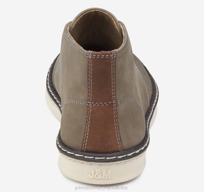 Johnston & Murphy garçon chukka grand enfant mcguffey TXRN1330 chaussures nubuck huilé gris