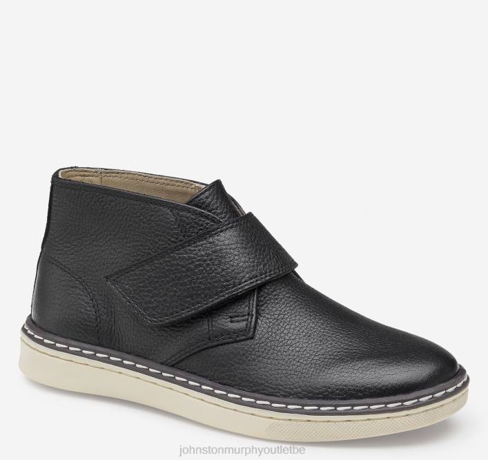 Johnston & Murphy garçon petit enfant mcguffey chukka TXRN1320 chaussures noir pleine fleur
