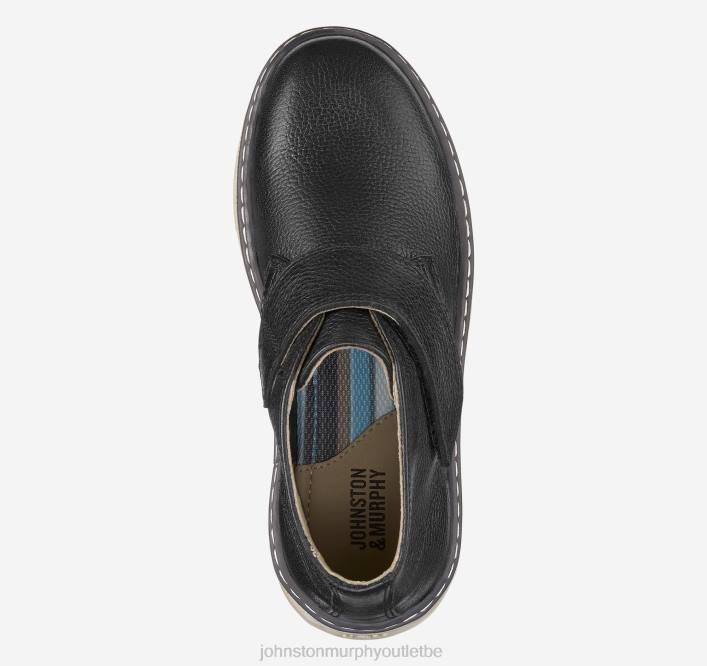 Johnston & Murphy garçon petit enfant mcguffey chukka TXRN1320 chaussures noir pleine fleur