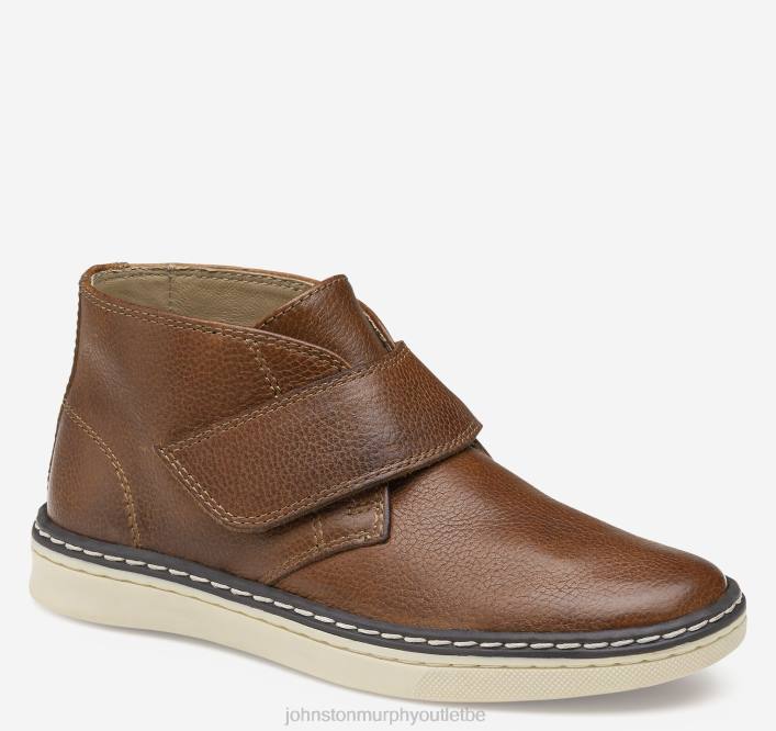 Johnston & Murphy garçon petit enfant mcguffey chukka TXRN1321 chaussures beige pleine fleur