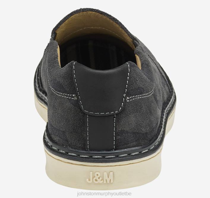 Johnston & Murphy garçon chaussures à enfiler mcguffey pour grand enfant TXRN1337 chaussures daim camouflage gris foncé