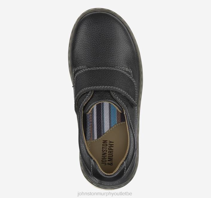 Johnston & Murphy garçon slip-on mcguffey pour petit enfant TXRN1318 chaussures noir pleine fleur