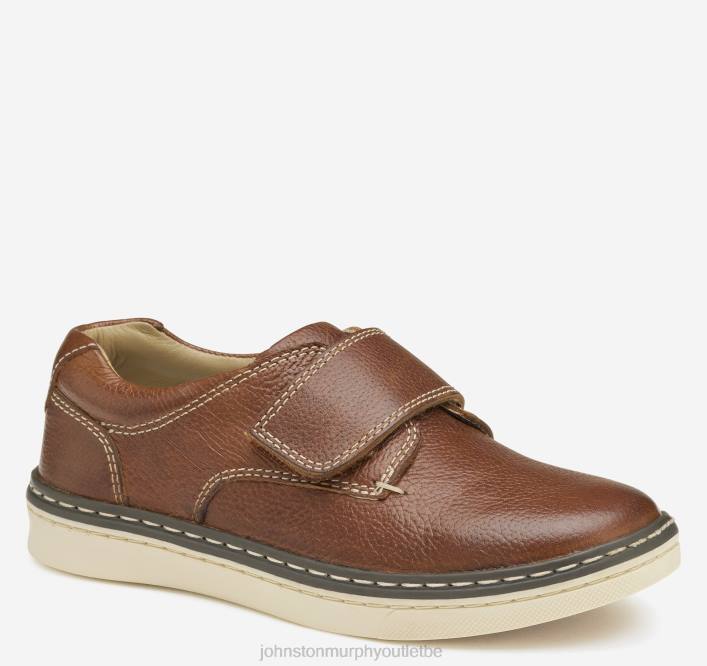 Johnston & Murphy garçon slip-on mcguffey pour petit enfant TXRN1319 chaussures beige pleine fleur