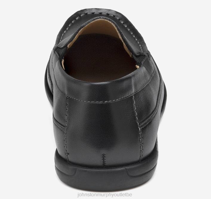 Johnston & Murphy garçon grand enfant Locklin vénitien TXRN1338 chaussures Cuir noir